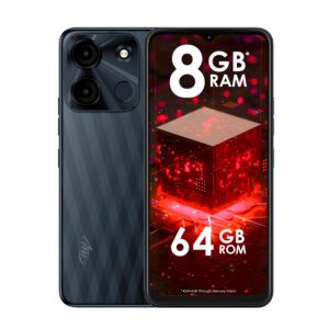 MOBILE-ITEL-A60S-4(2+2)G-64GB-Dual SIM-4G-6.6HD+-MOONLIT Black